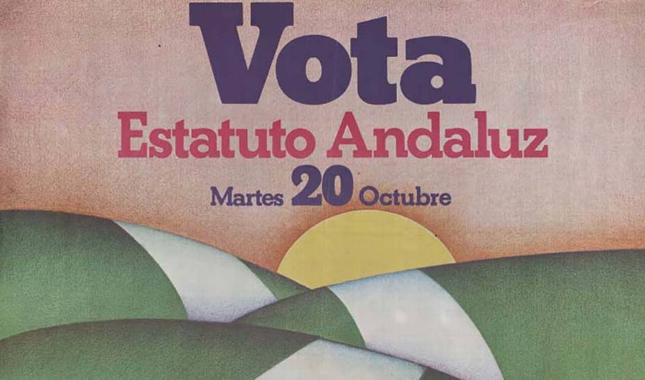 Cartel de propaganda institucional del referéndum del Estatuto de Autonomía de Andalucía de 1981